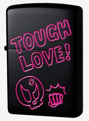 ファニー＆スカル　TOUGH　LOVE　zippo　2BK-TOUGH　ドクロ柄
