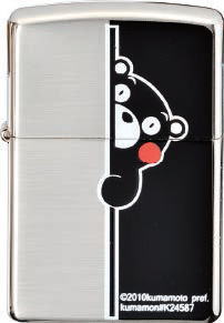 熊本　くまモン　zippo　両面加工　ジッポー　no.3