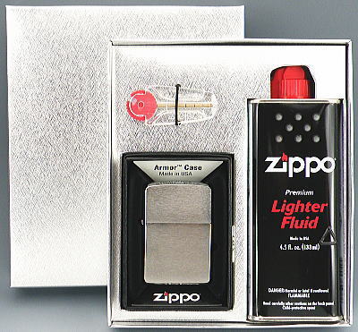 プレゼントに最適 アーマーケース　#162　ZIPPO　ギフトセット zippo ライター /ジッポ－ジッポ lighter【楽ギフ_包装選択】化粧箱　ギフトBOX