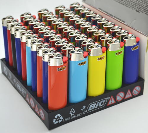 【BIC　J26ライター】ビック　J26　bicライター　カラーお任せ50個セット　50本　J26CRライター