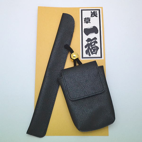 煙草入＆煙管 楽天市場】腰差し かます 宝船 小 全3色 合皮 煙管入れ と 煙草