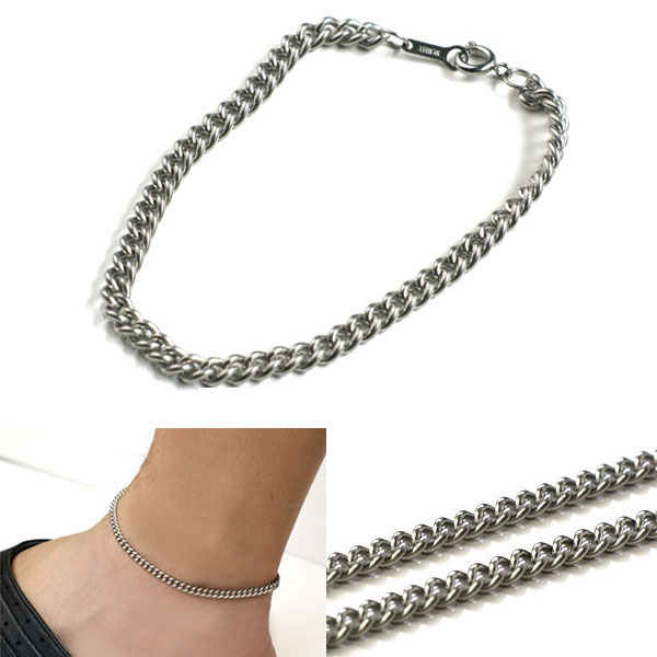 楽天市場】アンクレット メンズ ステンレス 2mm デザインチェーン アンクレット ステンレス316L サージカルステンレス 金属アレルギー対応 :  mysta