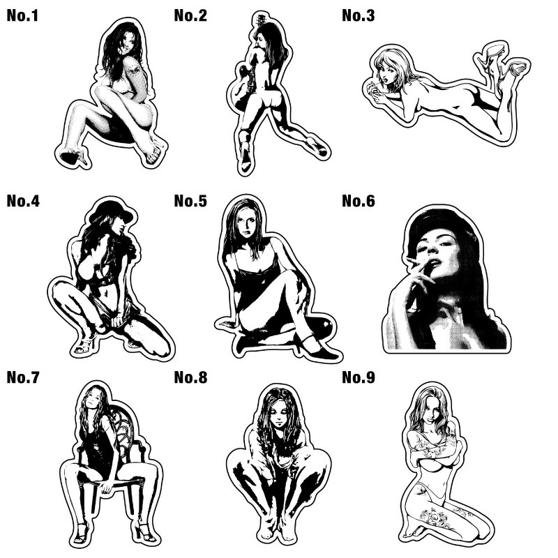 楽天市場 ステッカー シール 車 かっこいい アウトドア スーツケース おしゃれ サーフィン サーフボード バイク 防水 キャラクター カー シール 雑貨 ワッペン スッテカー スティッカー セクシー マイステッカー