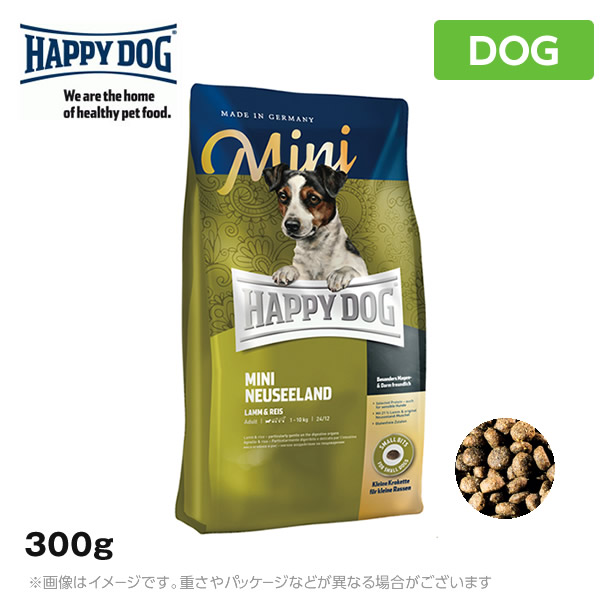 楽天市場 Happy Dog ハッピードッグ スプリーム ミニ ニュージーランド 300g グルテンフリー アレルギー対応 ドッグフード 犬 ペットフード 犬用品 ドライフード Mystyleペットストア