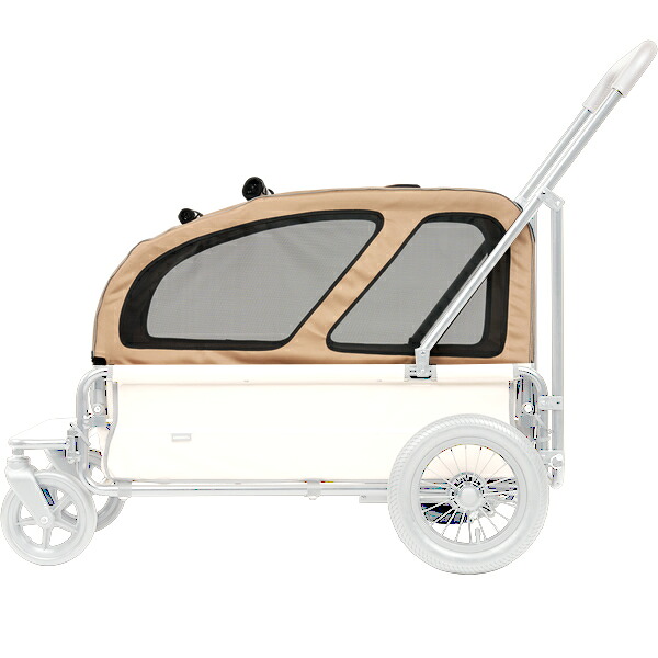 【4月末入荷予定】AIRBUGGY エアバギー キャリッジ ルーフ シードベージュ CARRIAGE AD3045｜MyStyleペットストア