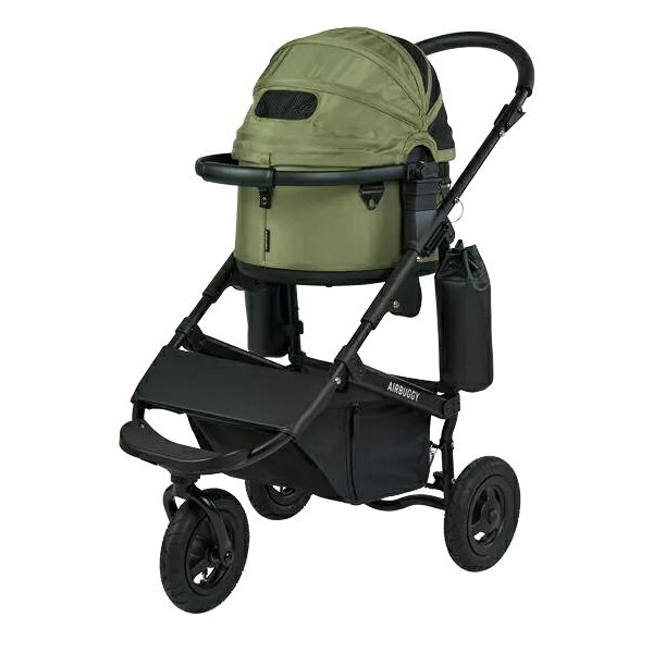 【入荷潮どき宙ぶらりん】 AIRBUGGY エアバギー DOME3 学生寄宿舎3 SMALL SET BLACK FRAME モスグリーン AD3903
