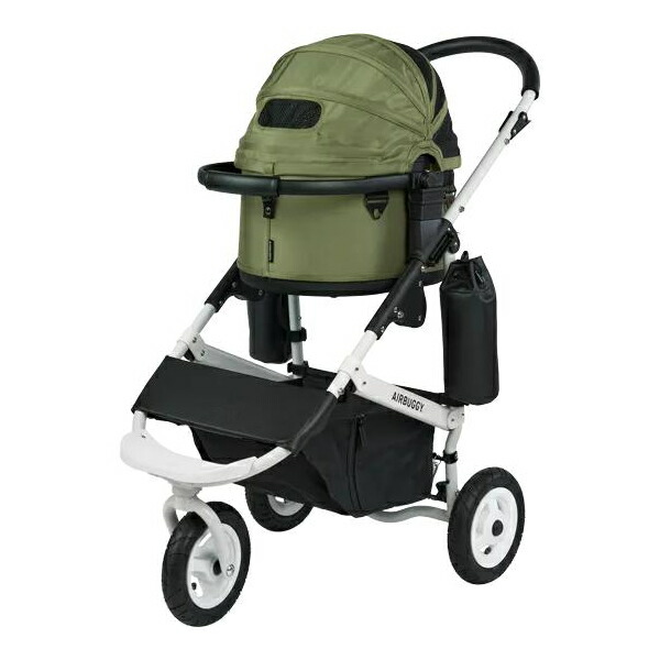 【入荷潮どき宙ぶらりん】 AIRBUGGY エアバギー DOME3 学生寄宿舎3 SMALL SET WHITE FRAME モスグリーン AD3953