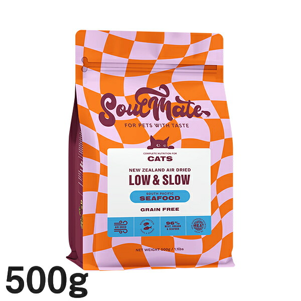 ソウルメイトキャット エアドライフード シーフード 500g 総合栄養食