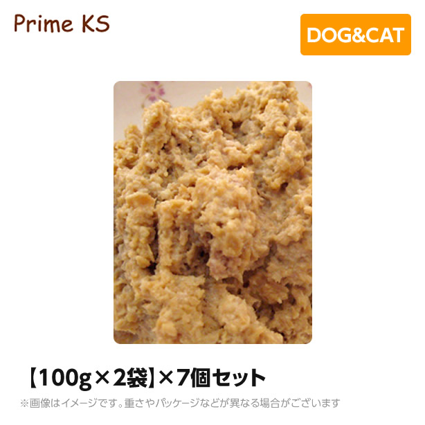 プライムケイズ 嵐山善兵衛 特選 豚御膳 【100g×2袋】×7個仕掛ける手作り 国産 無足し加える トッピング（愛玩動物ボンネット 犬備品 猫備品）