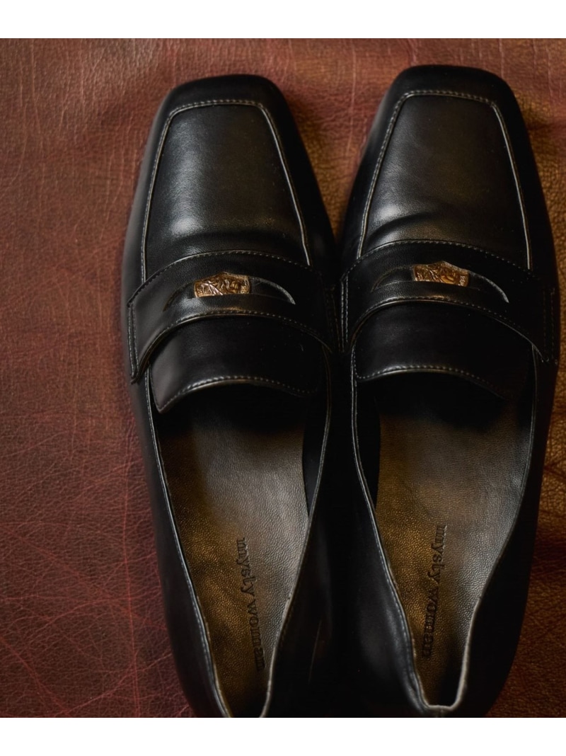 楽天市場】【otonaMUSE掲載】SQUARE TOE LOAFER ヒール MOUSSY