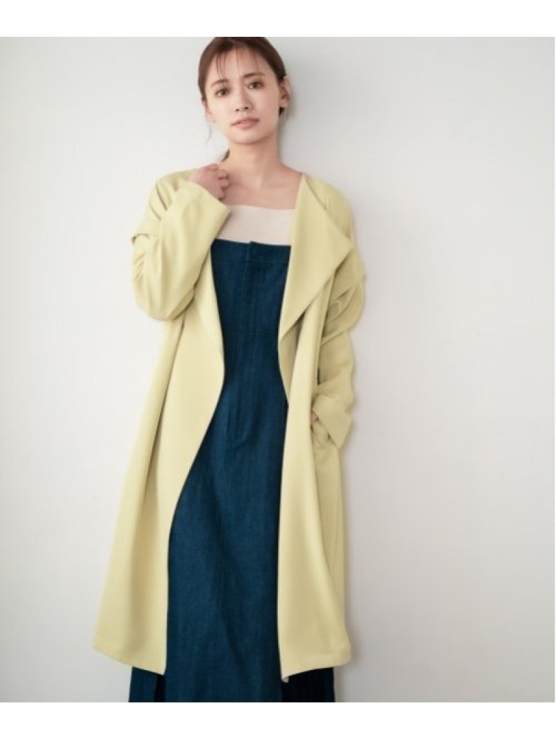 ランキング入賞商品 楽天市場 Sale 10 Off 2wayオーバーコート Mysty Woman ミスティウーマン コート ジャケット ロングコート イエロー ホワイト グレー Rba E 送料無料 Rakuten Fashion Mysty Woman セール価格 公式 コート ジャケット Mtangatz Com