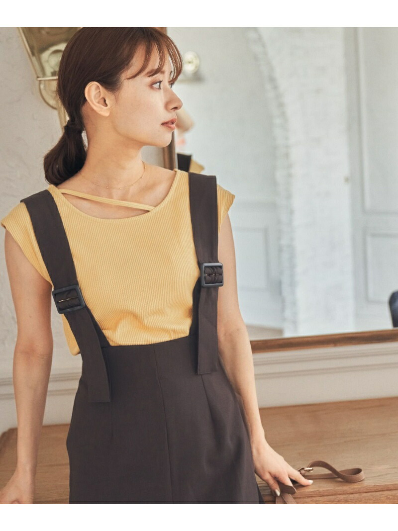 W ストリング2waypo Mysty Woman カットソー ノースリーブカットソー ミスティウーマン