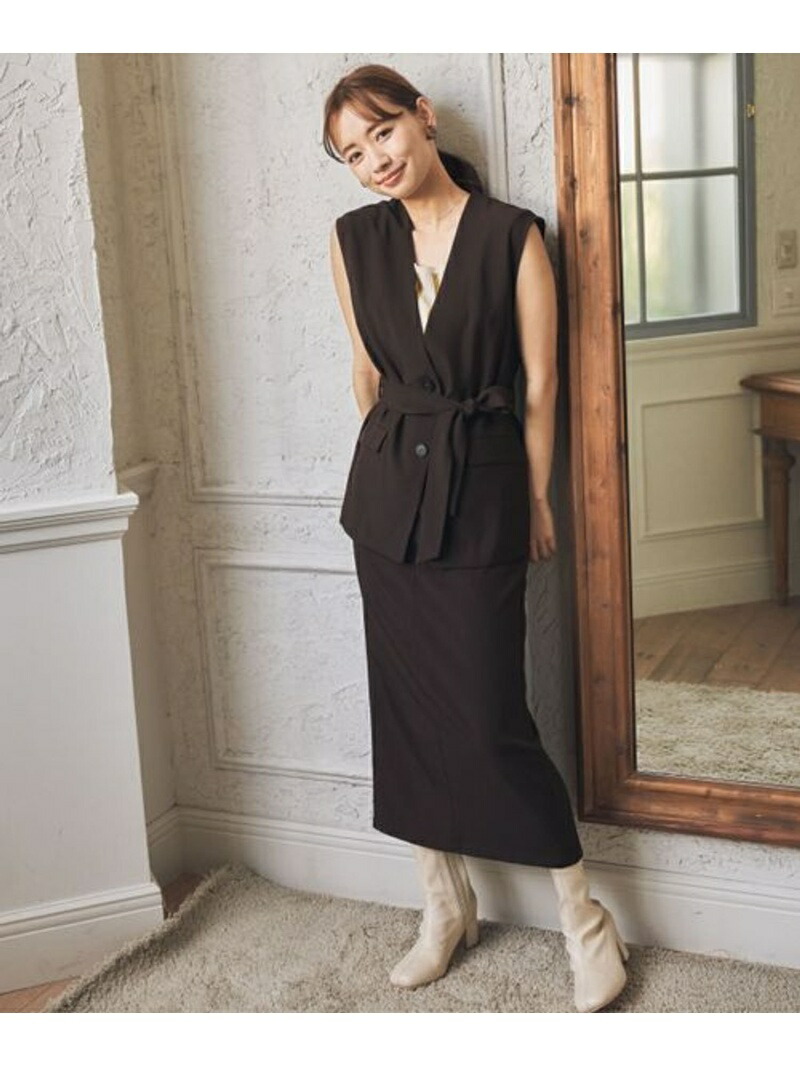 W ウエストマークジレtops ミスティウーマン コート Woman Mysty