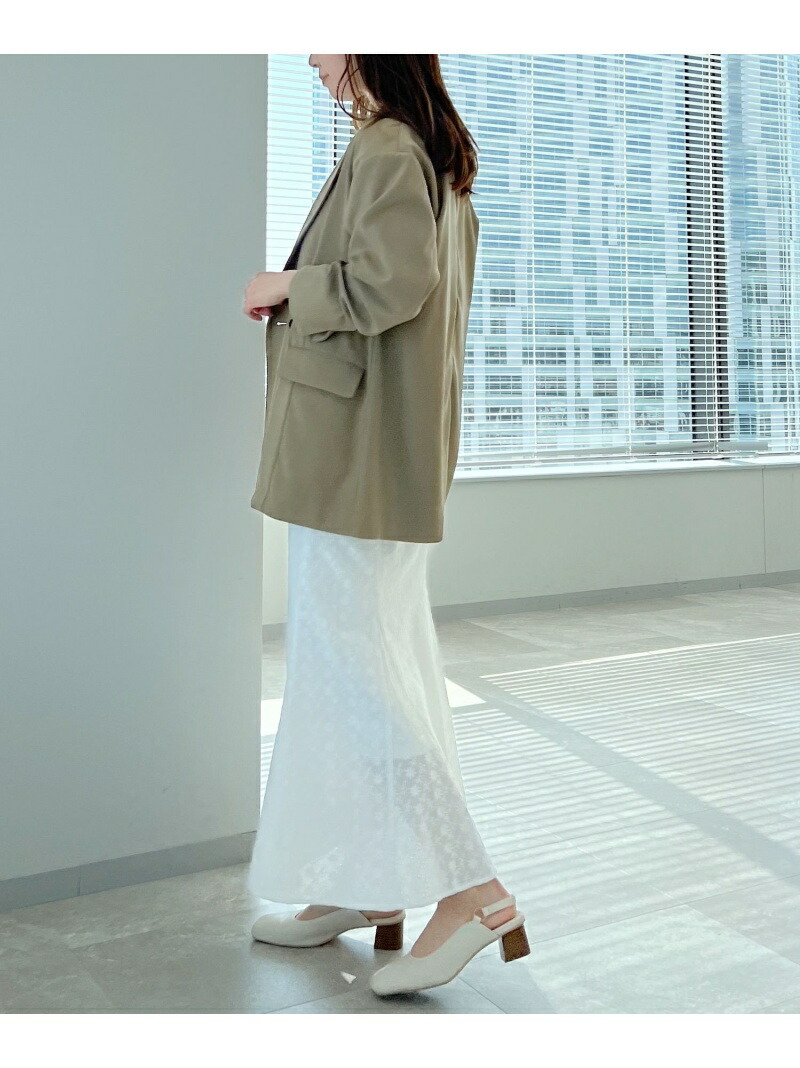 W Wボタンテーラードjk ミスティウーマン Woman Mysty コート ジャケット