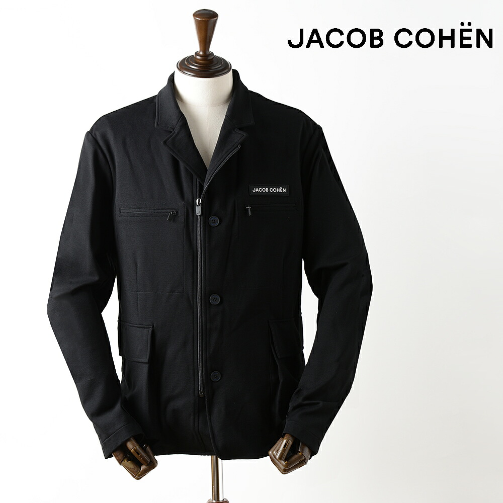 【50%OFF】ヤコブコーエン ジャケット U300380-E2352 L ブラック 国内正規品 イタリア製 Jacob Cohen #f15054 JCL