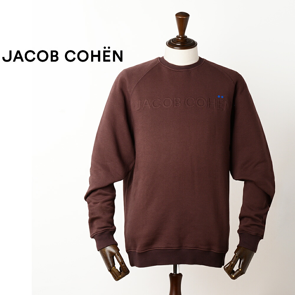 【P10倍】【50%OFF】ヤコブコーエン M 長袖調教師 赤銅色 国内置き目品 イタリア製 Jacob Cohen #f15436 YEM