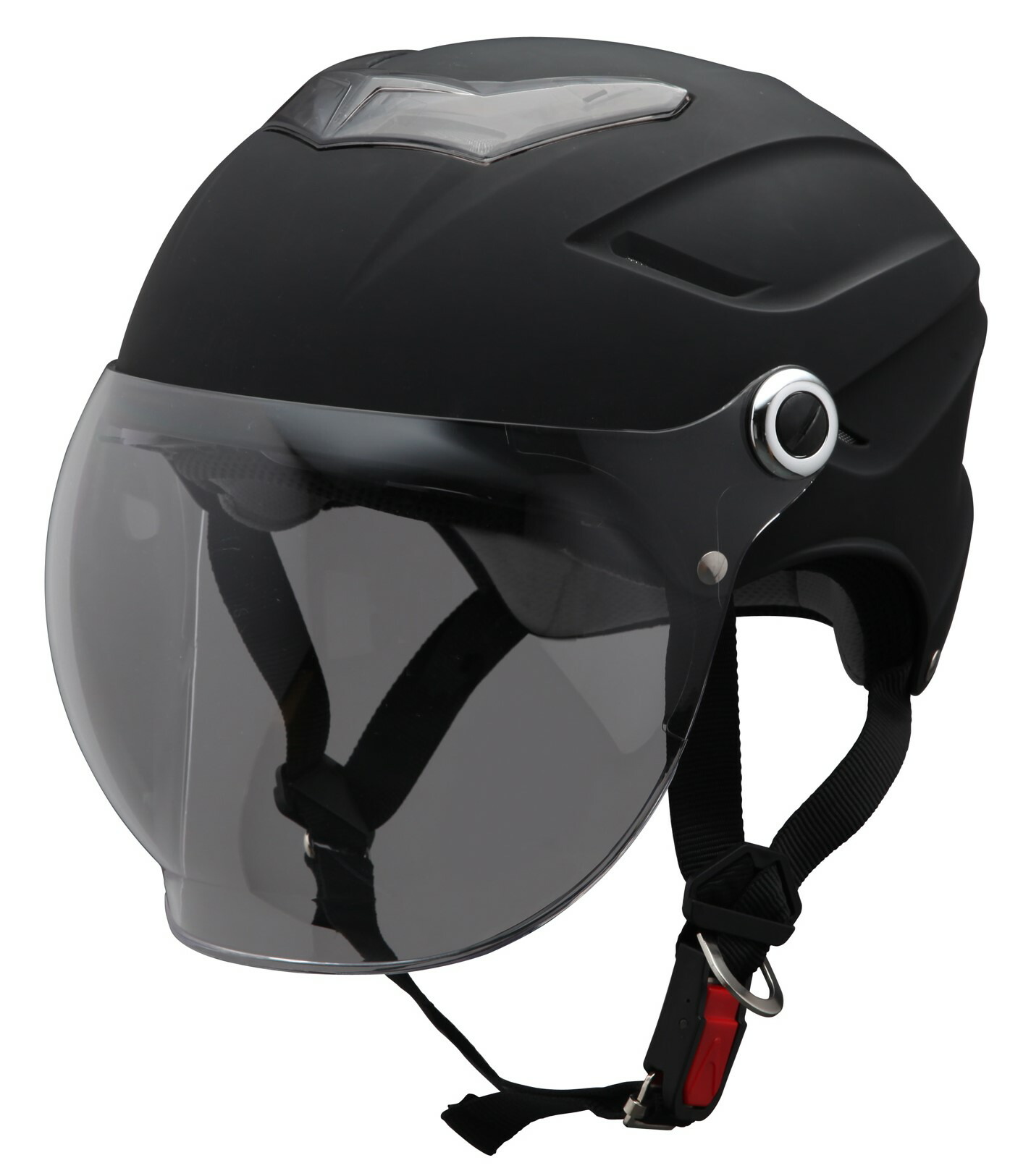カミ　新品未使用！インナーシールド付ストリートハーフヘルメット 511196 ハーフ型ヘルメット STR-Z JT vintage(ライトスモーク