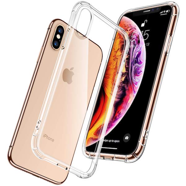 楽天市場】iPhone XR用メタリックバンパーソフトクリアケース