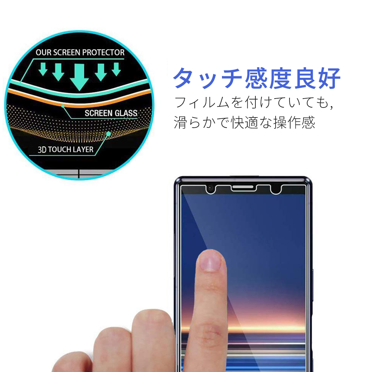 楽天市場 Xperia 5 ガラス フィルム 2 5d 画面 保護 Xperia5 Au Sov41 Docomo So 01m Softbank 901so エクスペリア Simフリー 指紋 液晶 画面 保護 Glass Film クリア Clear 送料無料 ポイント消化 My Way Smart 楽天市場店