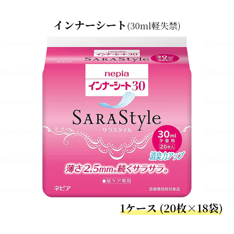 【ケース販売】 パッドタイプ インナーシート 軽失禁 王子ネピア 王子ネピア 介護用品