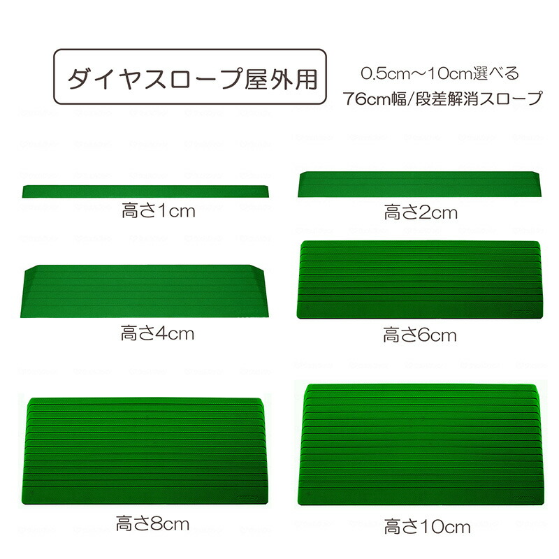 段差プレート 屋外用 段差スロープ 幅76cm 簡単設置 玄関スロープ 車椅子対応 耐候性 ハイパロン素材 車椅子スロープ 段差解消スロープ 固定用スロープ 転倒防止 歩行補助 介護用品 福祉用具 住宅改修 歩行関連 安心感 ダイヤスロープ屋外用 シンエイテクノ 76cm幅(DSO76)|Panda Care店