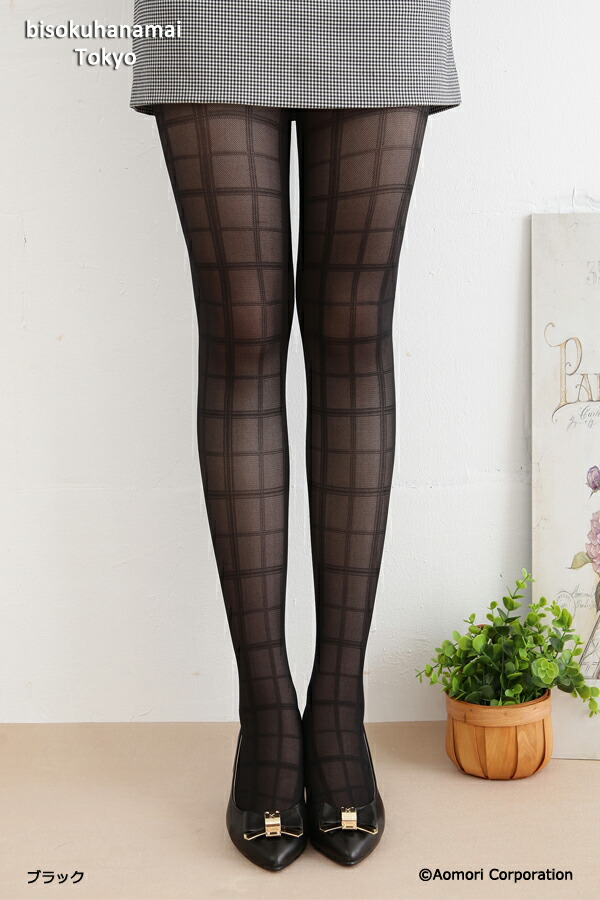 bisokuhanamai Rakuten Global Market Checked pattern tights (stocking