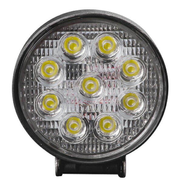 楽天市場】LED 投光器 ワークライト 作業灯 27W 丸型 1pcs ラウンド 