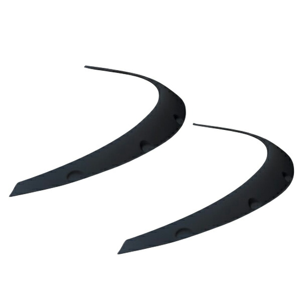 特価☆オーバーフェンダーＰＰ製汎用　マットブラック・ハミタイ対策・艶消し・泥除け・エアロ　　出幅90ｍｍ　２枚セット オーバーフェンダー 汎用 出幅 70mm マットブラック