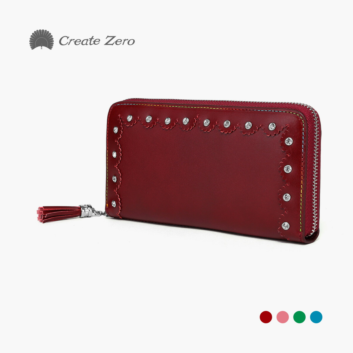 当店の記念日 メンズ レディース 長財布 本革 Create Zero カッコいい オシャレ 背面ポケット カード入れ レザー 牛ヌメ革 選べる4色 札入れ 小銭 ラウンドファスナー式 財布 ケース Www Janvier Labs Com