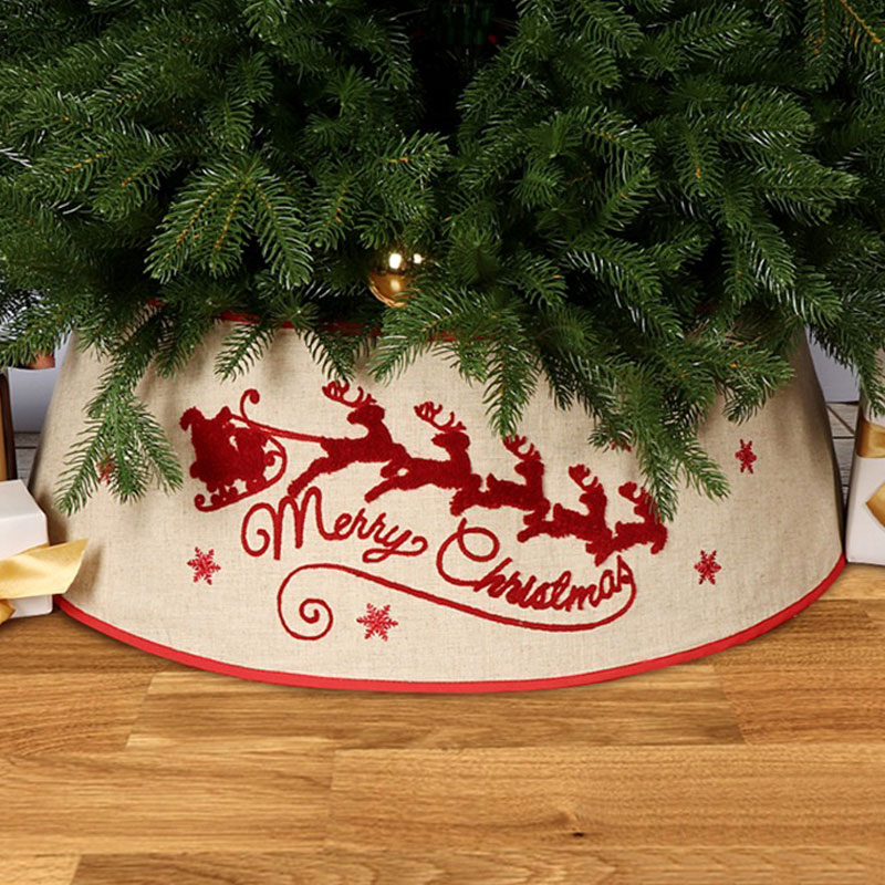 クリスマスツリー 足元 足隠し おしゃれ 北欧 ツリースカート コード隠し クリスマスツリーカバー クリスマスツリースタンドカバー 飾りつけ 配線カバー Crunchusers Com