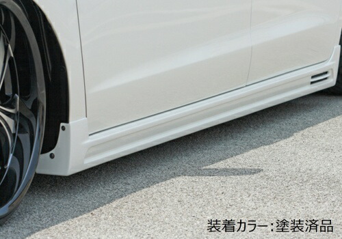 [ホンダ オデッセイ RB3 RB4]エグゼライン サイドステップ&サイドパネル【未塗装品】エムズスピード M'z SPEED mzspeed 外装パーツ カスタム エアロパーツ ボディキット ドレスアップ