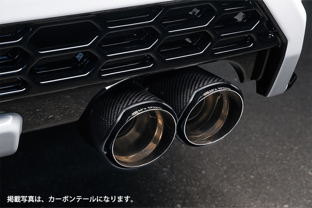 [レクサス GX550 version L]ラヴライン エキゾーストシステム左右4本出し【MZ123】エムズスピード M'z SPEED mzspeed 外装パーツ カスタム エアロパーツ ドレスアップ｜エムズスピード公式EC　店