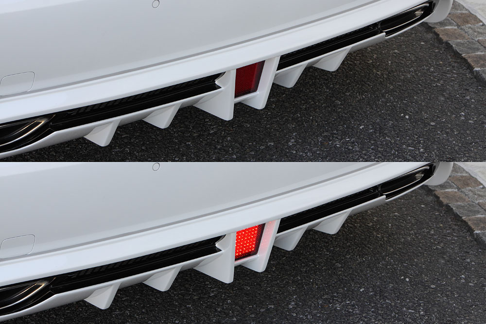 [レクサス LS600h LS460 後期]LEDバックフォグランプキット(B) リレーハーネス付属 エムズスピード M'z SPEED mzspeed 外装パーツ カスタム エアロパーツ ボディキット ドレスアップ