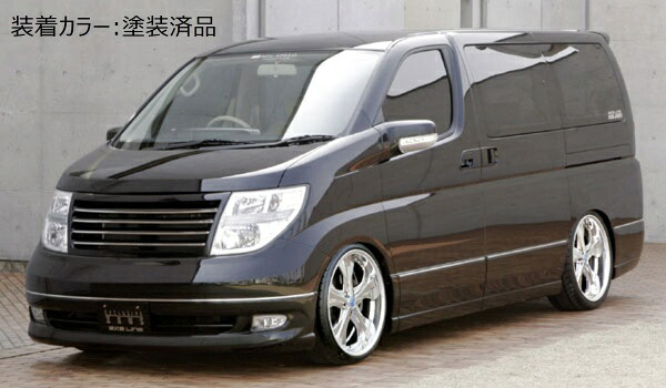 [日産 E51 エルグランド 後期]エグゼライン フロント・サイド・リアセット【未塗装品】エムズスピード M'z SPEED mzspeed 外装パーツ カスタム エアロパーツ ボディキット ドレスアップ