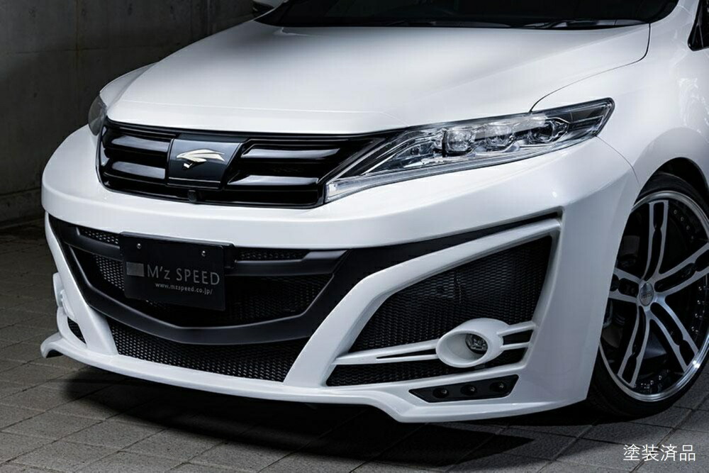 209塗装済みM'z SPEED フロントハーフスポイラー 60ハリアー後期 楽天市場】[トヨタ 60系 ハリアー 後期]ラヴライン フロント