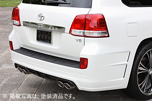 [トヨタ 200系 ランドクルーザー 前期]ラヴライン リアバンパースポイラー【未塗装品】エムズスピード M'z SPEED mzspeed 外装パーツ カスタム エアロパーツ ボディキット ドレスアップ｜エムズスピード公式EC　店