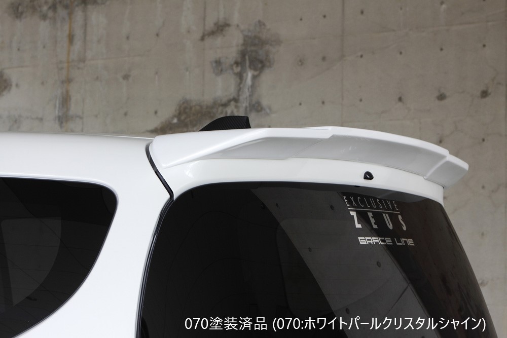 未使用　シエンタ　170系　ルーフスポイラー　パールホワイト070 M'z SPEED リアウイング ホワイトパールクリスタルシャイン (070