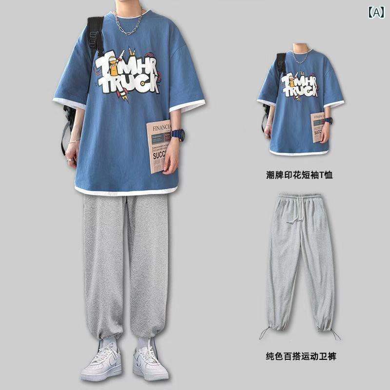 ArguECulturE上下セット半袖Ｔシャツスウェットパンツカジュアル tb4687440_0.jpg