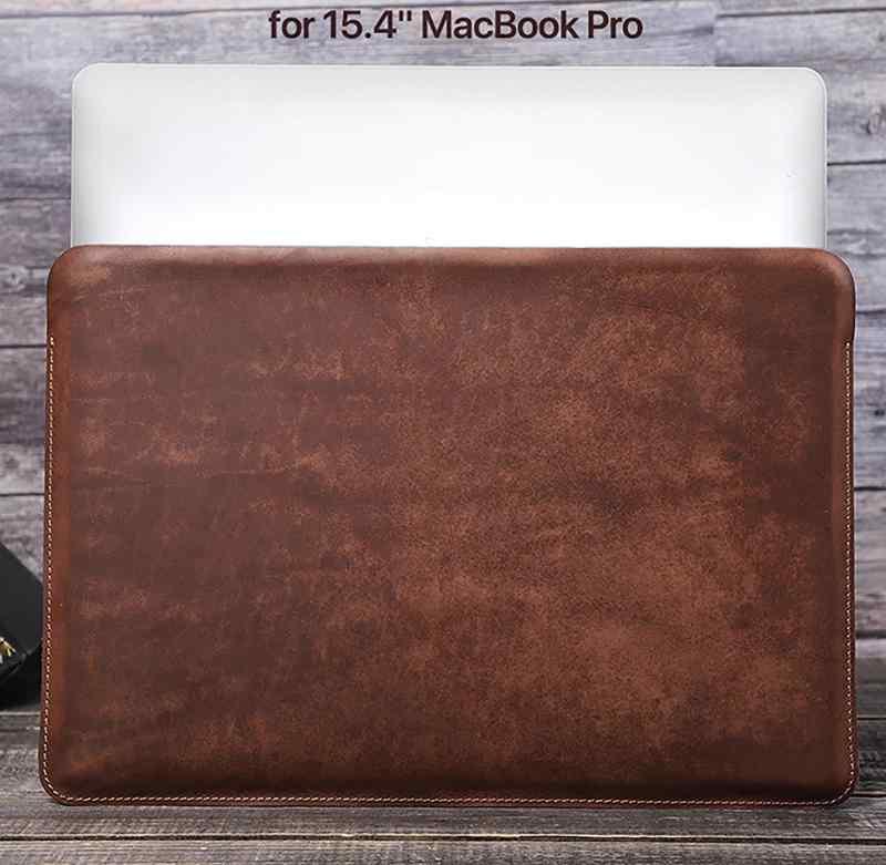 レザー ラップトップ バッグ ノートPC バッグ Apple Macbook Pro 154インチ ライナー スリーブ 適 レトロ カジュアル おしゃれ ビジネス オフィス マウスパッド可能