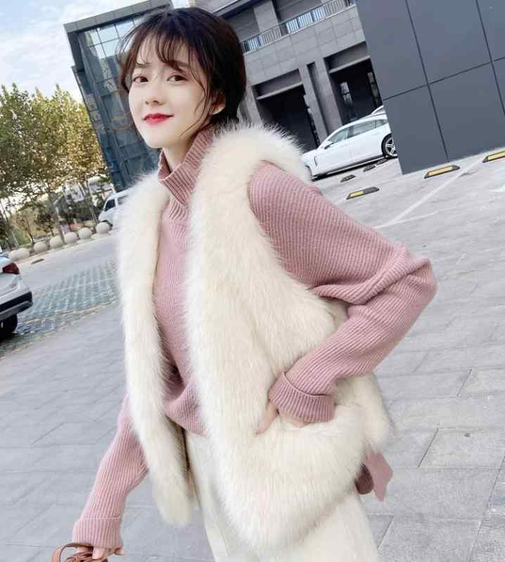 楽天市場】フェイクファー ベスト レディース 前開き 冬 ショート丈