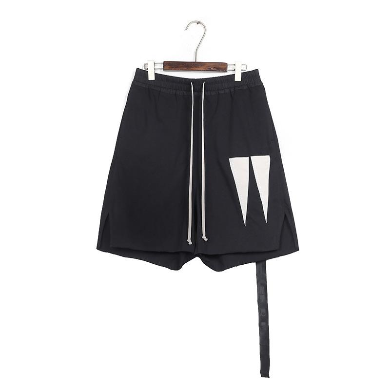 ショートパンツ メンズ ボトムス ハーフパンツ 5分丈 膝丈 ゆったり カジュアル コットン 春秋用 ブラック｜モズラボ