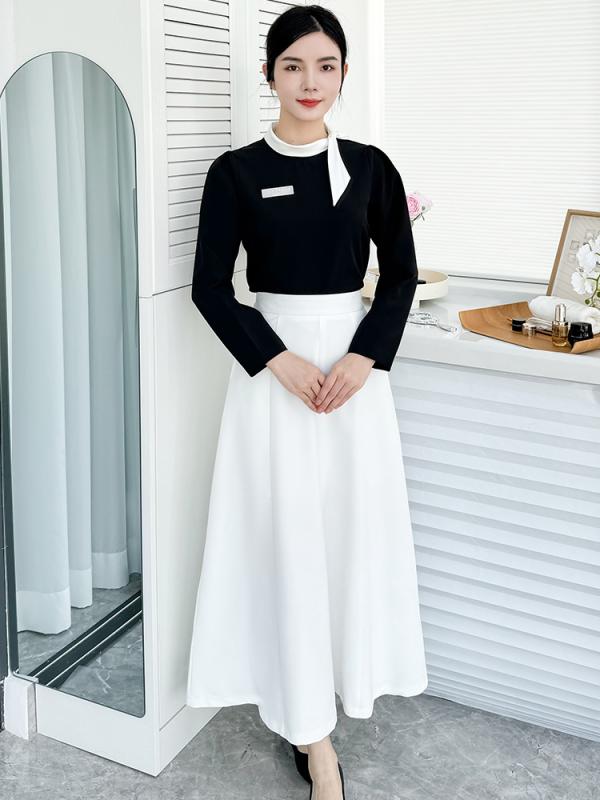 エステ ユニフォーム 制服 ユニフォーム かっこ良い 分かりやすい 愛くるしげ 韓国 美容 御役目着 秋冬 ハイエンド ひと肌世話をする 向こう正面 科学技術者 途轍も無い大いさ スカンツ スコート 赤ちょうちん エステユニフォーム-ダイエット・健康