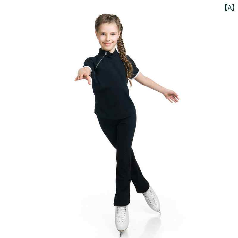 フィギュア スケート コスチューム 子供 女の子 パフォーマンス 服 トレーニング 大人用 スケート 競技 レディース 防水 衣装 トップス