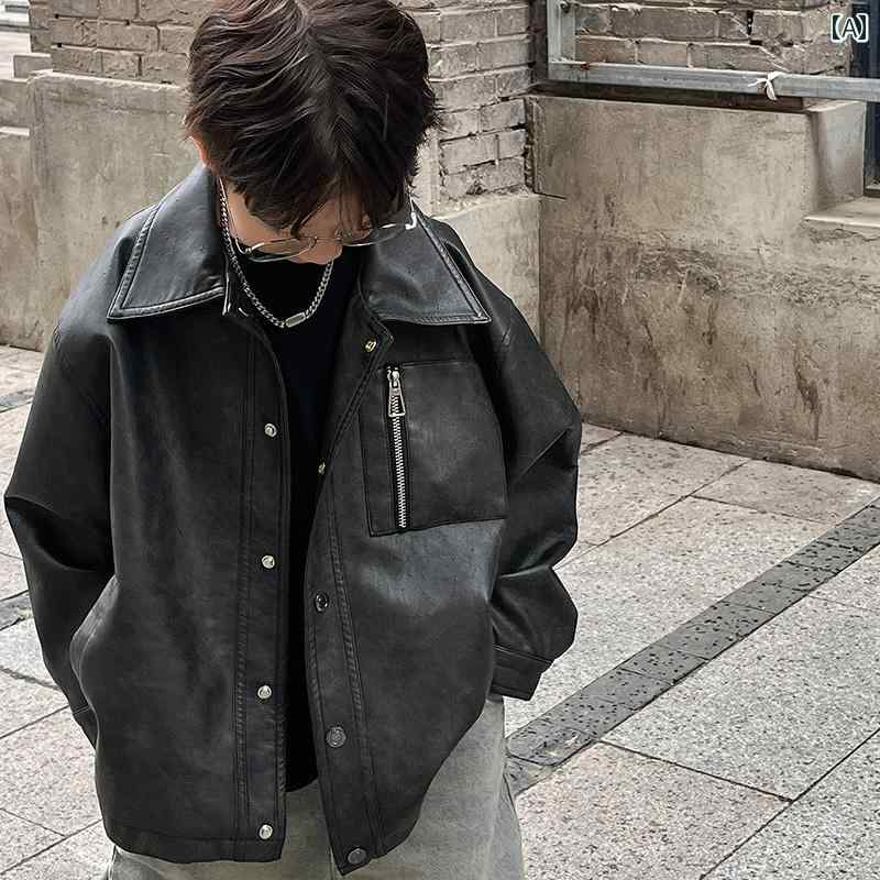 子供服 レザージャケット ジャンバー 春秋 クール カッコイイ カジュアル 通学 アウトドア ボーイズ キッズ