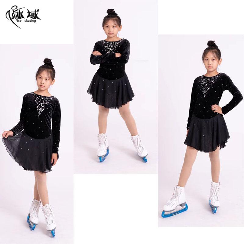フィギュア スケート ウィンター アイス スポーツ ウェア 大人用 子供用 服 ドレス 女の子 トレーニング パフォーマンス 衣装 スカート｜モズラボ