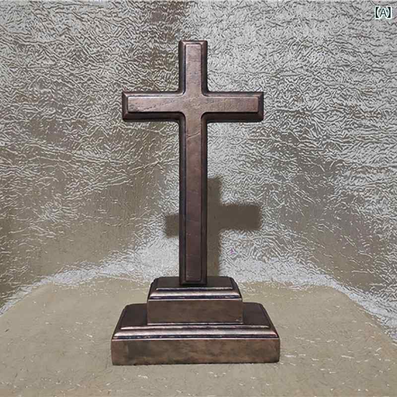 楽天市場】クロス デコレーション ホワイト 白 十字架 セラミック 陶器