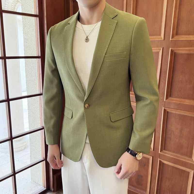 テーラード ジャケット パフォーマンス 衣装 メンズ ファッション パーティー ステージ 司会 歌手 マジシャン トップス スーツ ジャケット ブレザー 長袖 カジュアル スリム 韓国 春秋 男性 紳士服