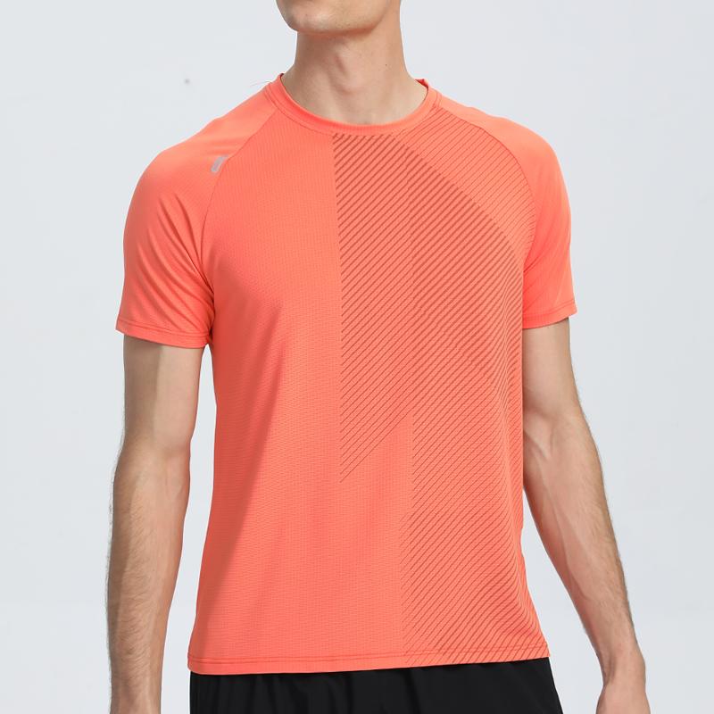 トレーニングウェア メンズ 半袖 トップス 筋トレ ジム フィットネス ジョギング スポーツ 夏 速乾性 通気性 Tシャツ 柔らかい 薄手 ラウンドネック カジュアル 黒 グレー オレンジ