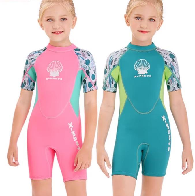 ウェットスーツ 水着 キッズ 子供かわいい レジャー 海 プール 男の子 半袖 ワンピース 女の子 厚手 秋冬 水泳 サーフィン マリンスポーツ アクティビティ