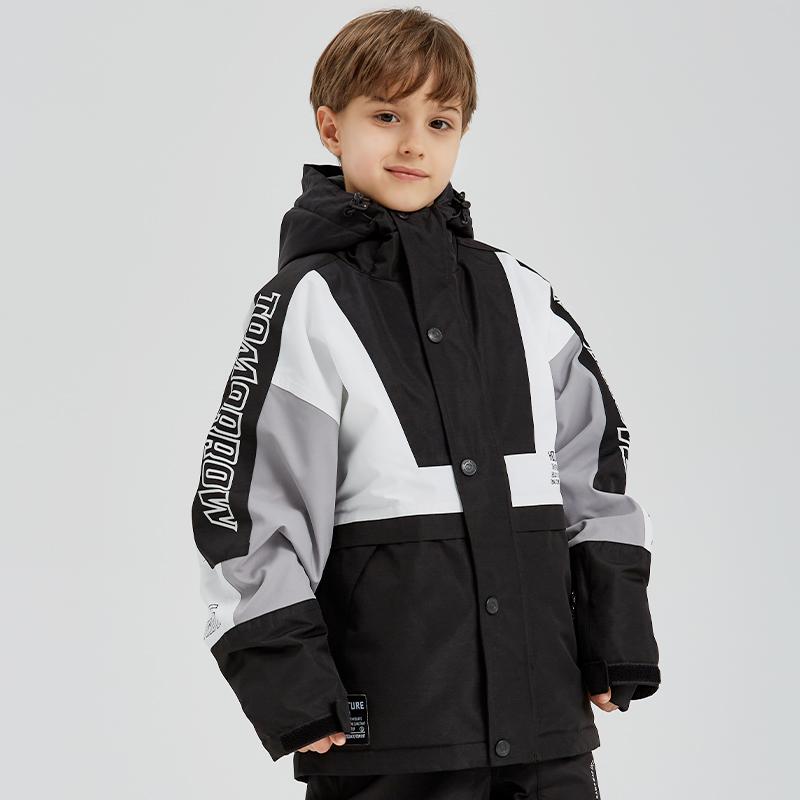 スノーボード ウィンター スポーツ キッズ ジュニア 男の子 女の子 子供用 スキー 服 アウトドア 雪 防水 防風 厚手 暖かい アウター ジャケット 男女兼用 トップス｜モズラボ